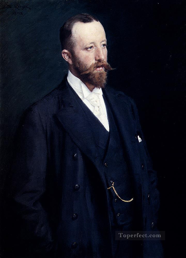 Portrait Of A Gentleman Peder Severin Kroyer Oil Paintings